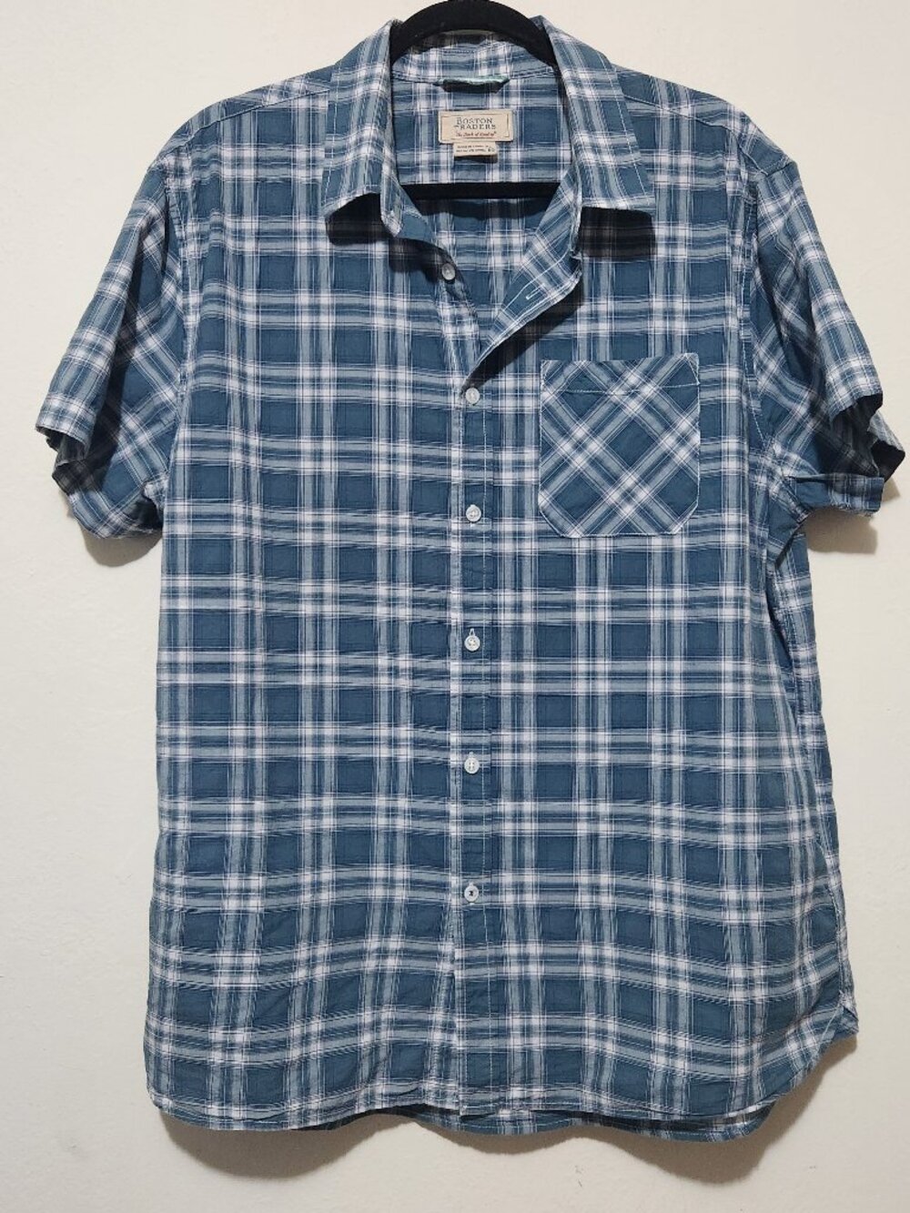 Boston Traders Plaid Shirt Indie Sleaze Effortless Low-Key 90s Grunge Chill XL
